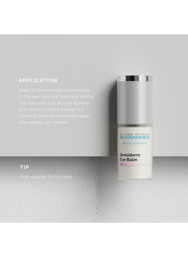 Schrammek Sensiderm Eye Balm - Intensive Care for Dark Circles, Puffiness, and Crow’s Feet - Gentle Formula with Eyebright and Centella Asiatica - Smooths and Hydrates - Dr - Image 5