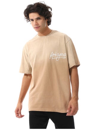 Gradient Beige With Decorated Badge T-Shirt - pzsku/Z38B0611E3443D0A21B76Z/45/1746886925/8d82702d-ff60-4ab0-851b-53b4ff2a88f7