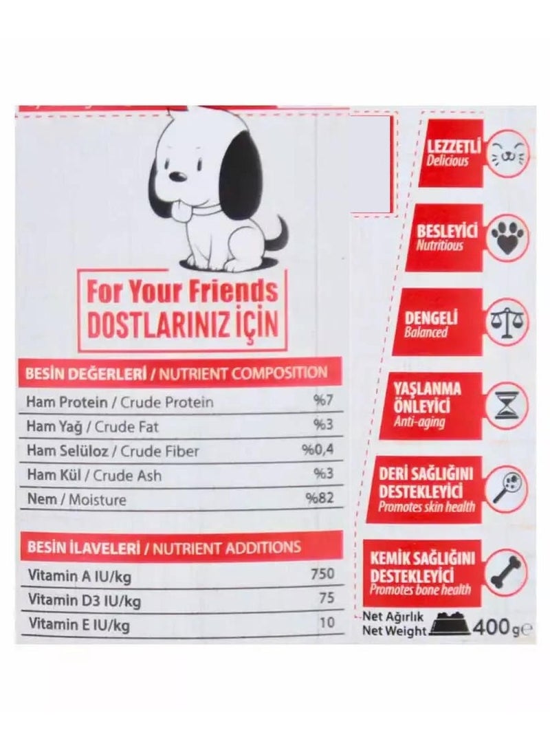 Energy Adult Dog Food With Beef In Gravy 400 Gms - Image 3