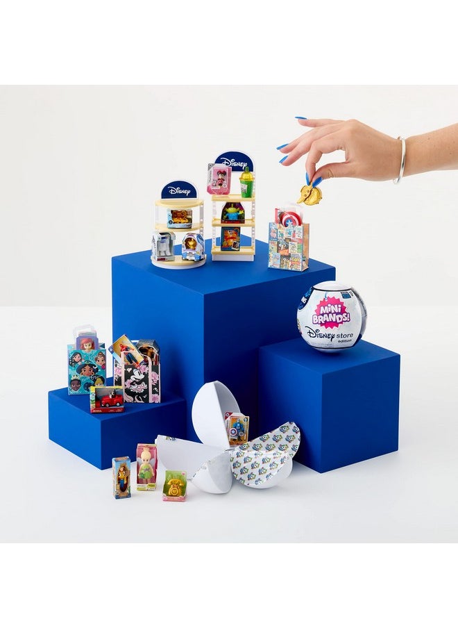 5 Surprise 5 Surprise Disney Mini Brands Collectible Toys by ZURU - Great Stocking Stuffers - Disney Store Edition, 2 Capsules of 5 Mystery Toys for Kids, Teens, and Adults (Amazon Exclusive)  - Image 3