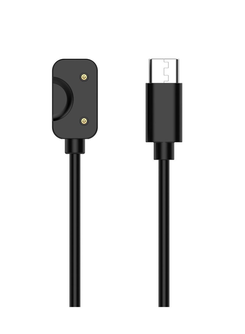 Compatible for Samsung Galaxy Fit3 Charger 3.3ft Type-C Charging Cable Magnetic Charger for Samsung Galaxy Fit 3 SM-R390 Smartwatch (Black) - Image 3