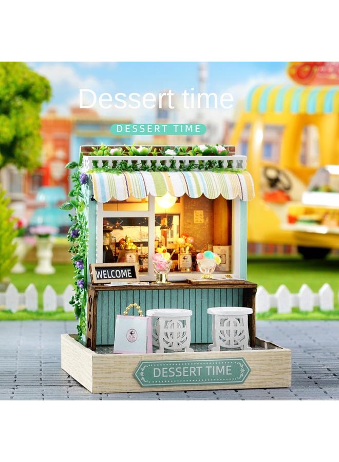 Bluejw Zhiqu House New Happy One Pavilion Moon Magic Diy Cabin Handmade Assembled Model Toy Toy Gift - Image 5