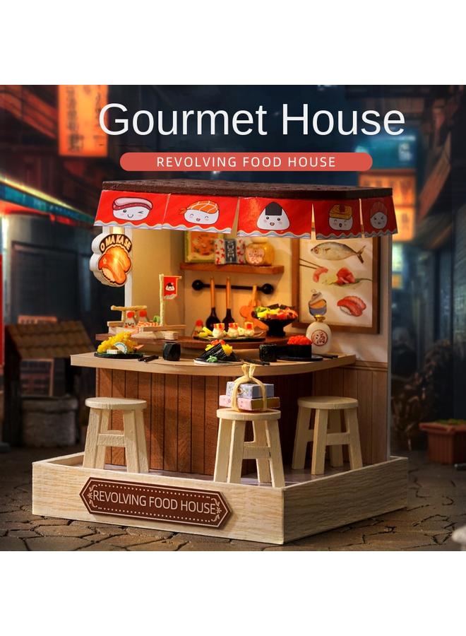 Bluejw Zhiqu House New Happy One Pavilion Moon Magic Diy Cabin Handmade Assembled Model Toy Toy Gift - Image 2