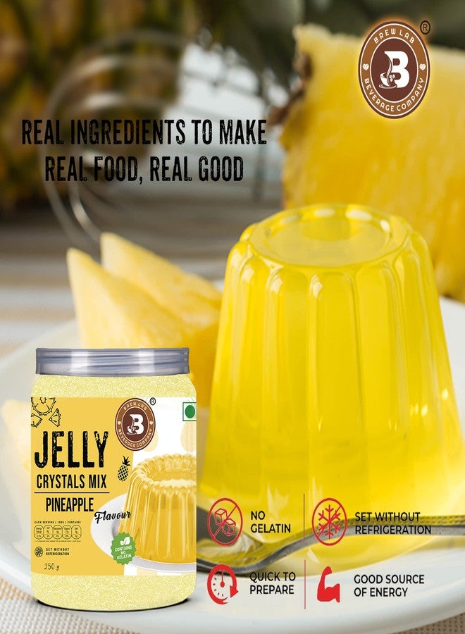 Brew Lab Jelly Crystal Mix For Making Jelly - Pineapple Flavor | Easy To Make | No Gelatin 250 g - Image 3