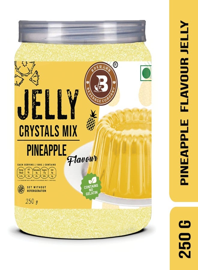 Brew Lab Jelly Crystal Mix For Making Jelly - Pineapple Flavor | Easy To Make | No Gelatin 250 g - Image 2