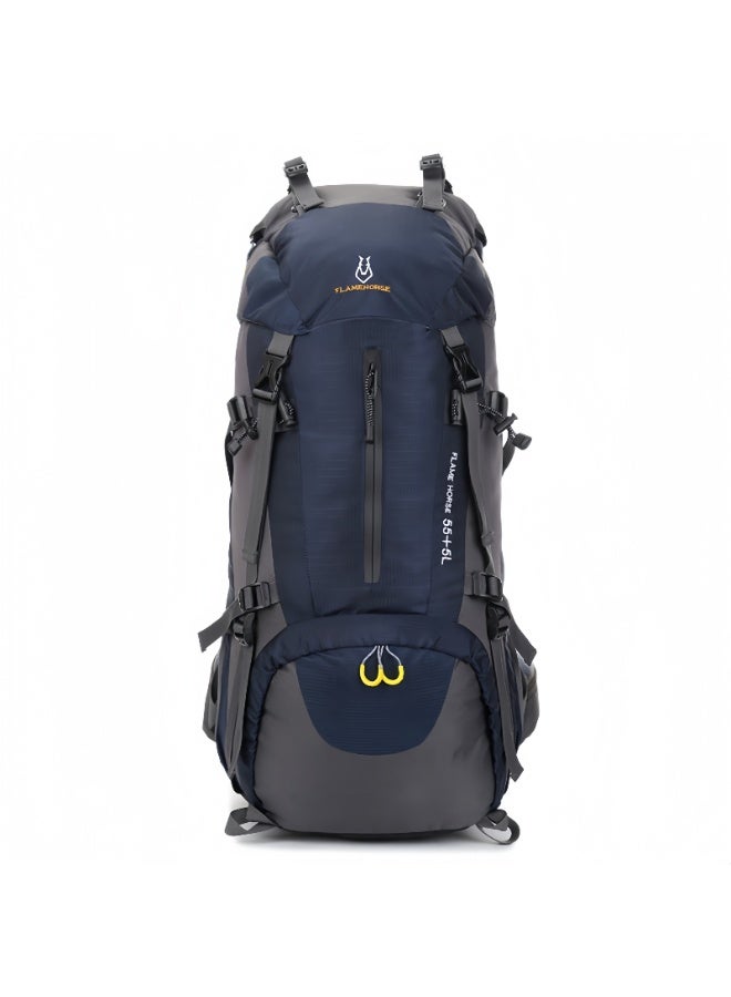 FLAMEHORSE Outdoor Mountaineering Bag Shoulder Men And Women 60L Large Capacity Travel Backpack Nylon Water-Proof Travel Bag - Image 1
