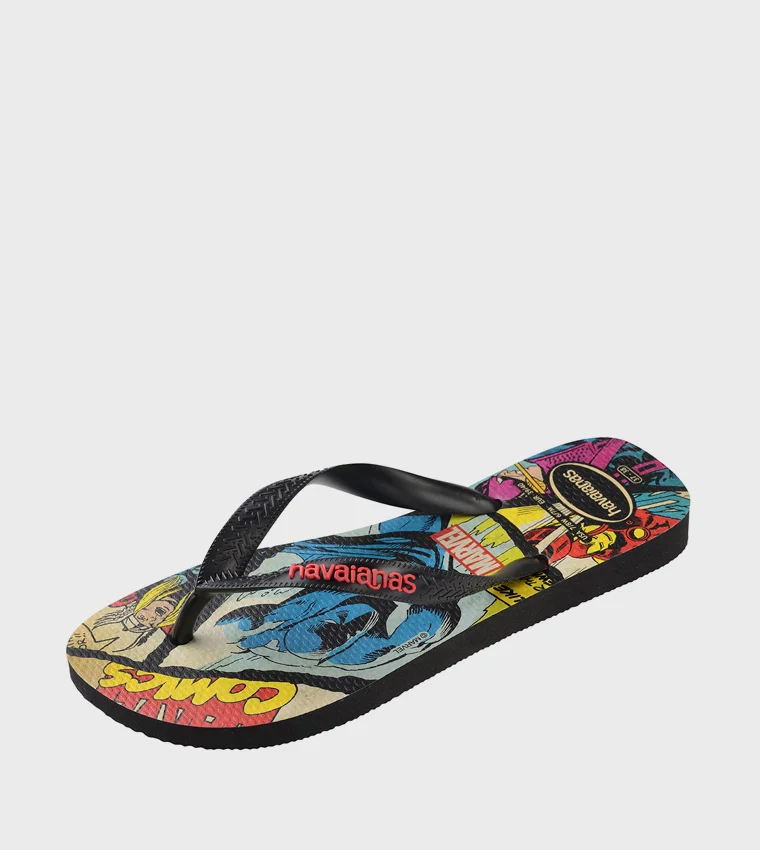 Havaianas BLACK/BLACK/RED Hav. Top Marvel Classics for Men | Best Price UAE