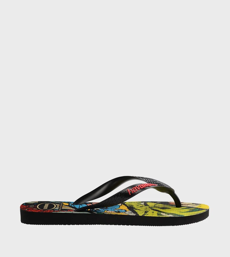 Havaianas BLACK/BLACK/RED Hav. Top Marvel Classics for Men | Best Price UAE