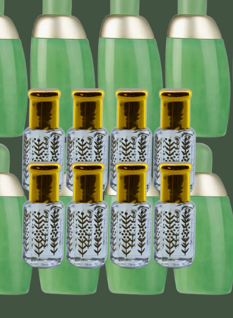 8 Pieces Eden Essential Oil For Women Original Clear 6 Ml