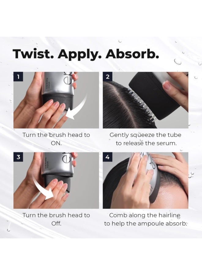 EPAIS Scalp Boosting Ampoule with Built-in Brush 150ml, Scalp Care Serum for Fuller-Looking, Safe & Gentle Hair Care, Exosome-Active Hair Complex, BiomePDRN - Image 5