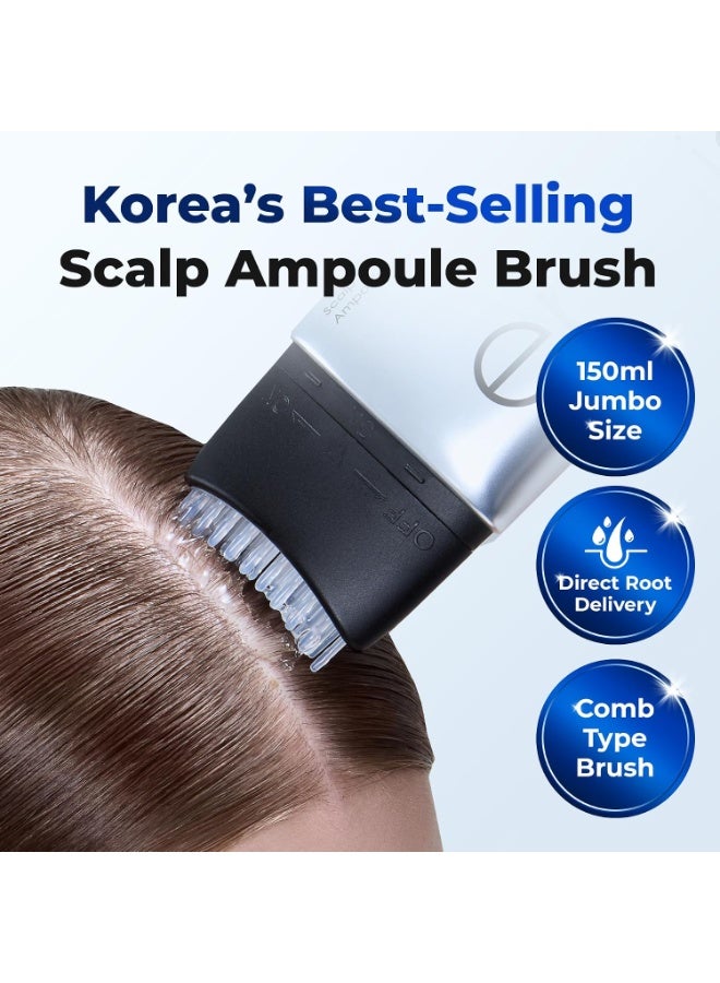 EPAIS Scalp Boosting Ampoule with Built-in Brush 150ml, Scalp Care Serum for Fuller-Looking, Safe & Gentle Hair Care, Exosome-Active Hair Complex, BiomePDRN - Image 2
