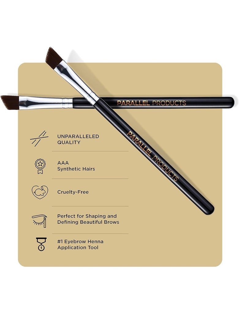 PARALLEL PRODUCTS Parallel Products - The BROW Brush - (2 Pack) Premium Angled Eyebrow Brush for Powder, Henna, Cream, Tint, Makeup, Gel, Lamination and Wax - Image 3