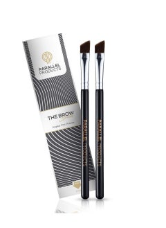 PARALLEL PRODUCTS Parallel Products - The BROW Brush - (2 Pack) Premium Angled Eyebrow Brush for Powder, Henna, Cream, Tint, Makeup, Gel, Lamination and Wax  - Image 1