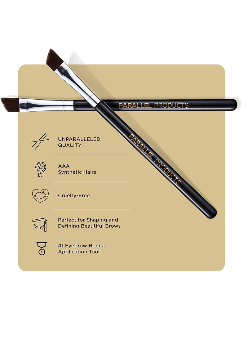 PARALLEL PRODUCTS Parallel Products - The BROW Brush - (2 Pack) Premium Angled Eyebrow Brush for Powder, Henna, Cream, Tint, Makeup, Gel, Lamination and Wax  - Image 3