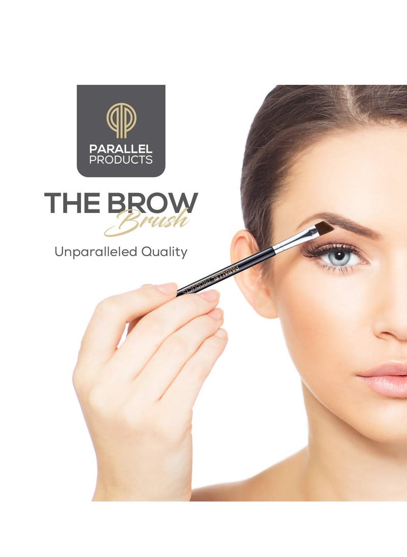 PARALLEL PRODUCTS Parallel Products - The BROW Brush - (2 Pack) Premium Angled Eyebrow Brush for Powder, Henna, Cream, Tint, Makeup, Gel, Lamination and Wax  - Image 5