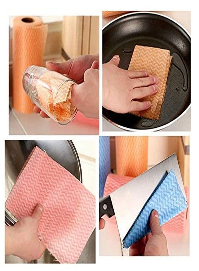 Shopfleet Kitchen Towel Roll for Cleaning (Pack of 1-80 Pulls) Multicolor - Image 2