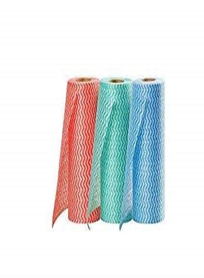 Shopfleet Kitchen Towel Roll for Cleaning (Pack of 1-80 Pulls) Multicolor - Image 5