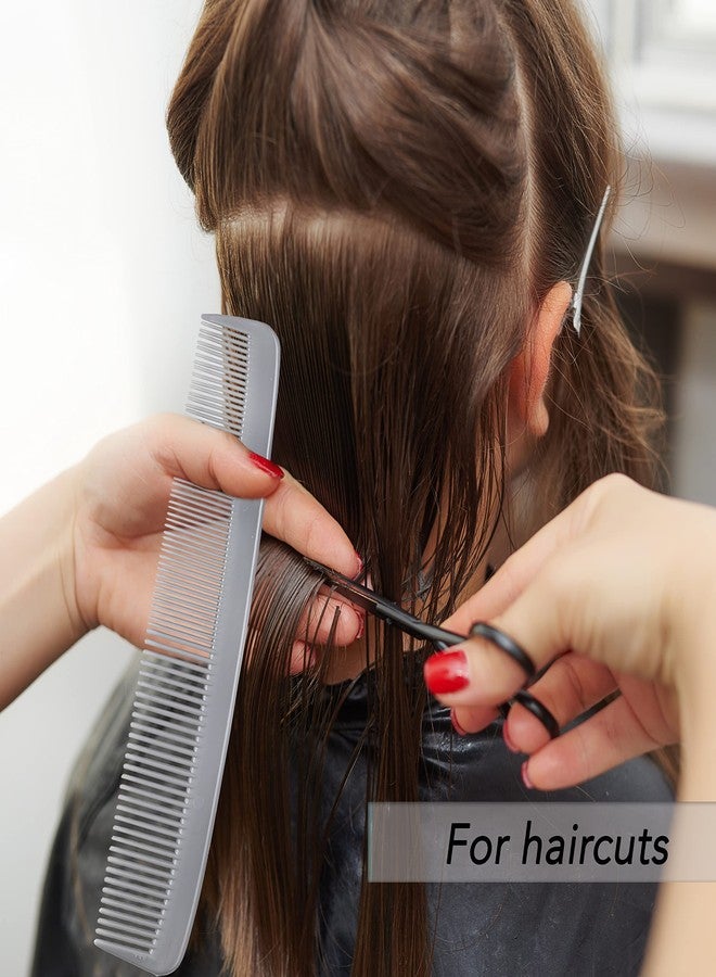 Styling Gear #303 Wide Tooth Comb Hair Detangling Comb Styling For Women, Men, Hair Stylists, Hair Comb, Wide Teeth Combs Fine Tooth Clipper Combs. 2 Piece (Gray) - Image 3