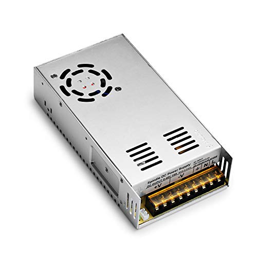 Genmitsu Air-Cooled 300W Brush DC Spindle Motor with 0-48V Output Adjustable Switching Power Supply, 52mm Clamp & ER11 Collet, Ideal for CNC Machining - Image 2