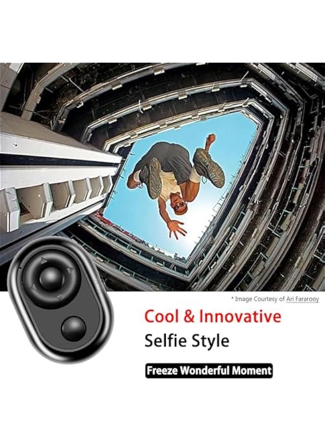 MOXO Wireless Camera Remote Shutter for Smartphs Bluetooth Remote Shutter for iPh &  Camera Wireless Remote Control Selfie on for iPad Tablet Ph Reading  Turner (Black) - Image 5