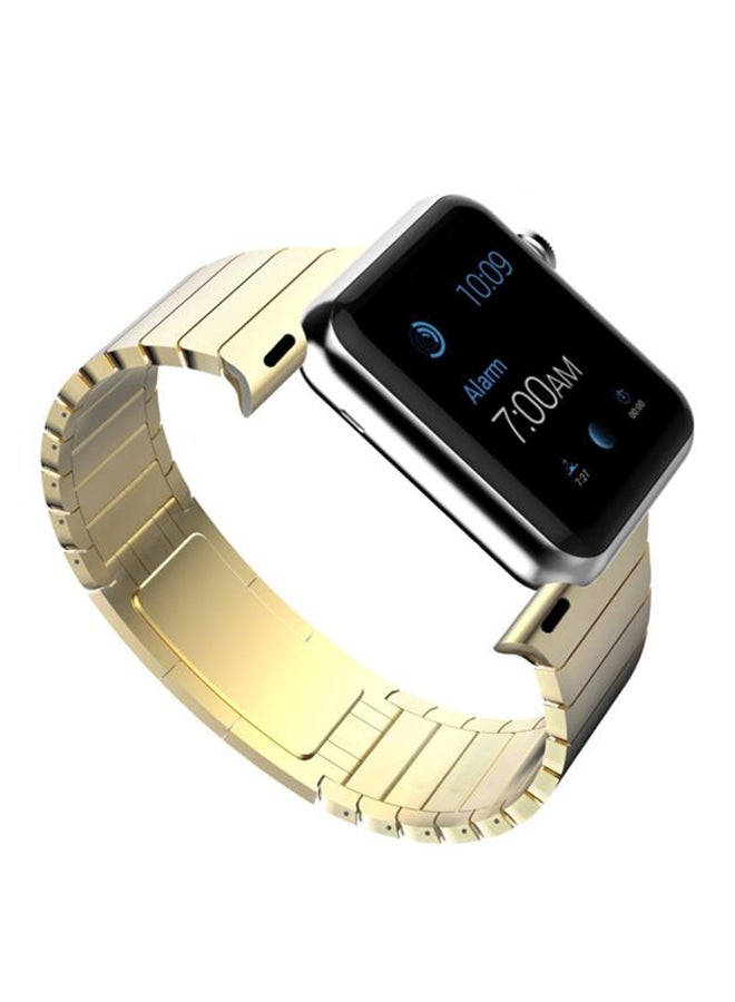 Voberry Replacement Band For Apple Watch Series 3/2/1 Gold - Image 3
