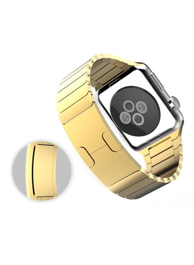 Voberry Replacement Band For Apple Watch Series 3/2/1 Gold - Image 2