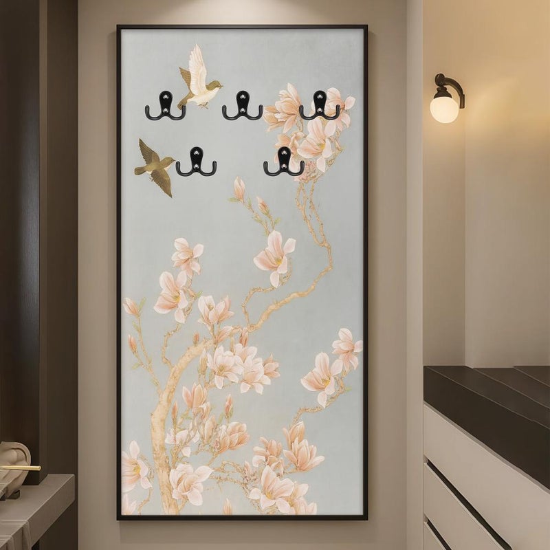 ماركتنا لوحة ديكور جدارية قماشية مع علاقات لتعليق الملابس - Image 1