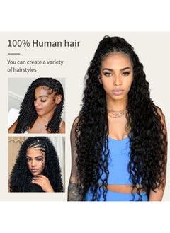 Deep Wave Bulk Human Hair For Braiding 1 Bundle 50G 20 Inch No Weft 10A Brazilian Virgin Curly Human Hair Extensions For Boho Braids Wet Wavy Human Braiding Hair (20",1B) - pzsku/Z38B130FD1AAD97139DCEZ/45/_/1734182913/151d6749-36f7-4932-9fa9-351a201b02ed