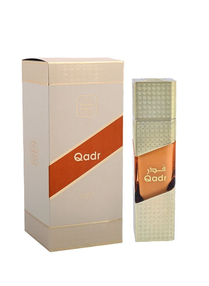 Naseem Qadr Aqua Perfume 50ml - Sophisticated Unisex Eau De Parfum with Timeless Freshness for Men & Women - Perfect for Daily Wear and Special Events 