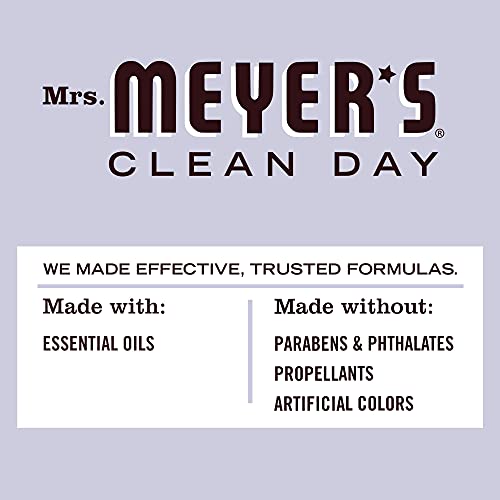 MRS. MEYER'S CLEAN DAY Room and Air Freshener Spray, Non-Aerosol Spray Bottle Infused with Essential Oils, Lavender, 8 fl. oz - Image 4