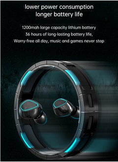 SAB M30 pro Wireless Earphone Hifi Stereo Earbuds With 2000mAh Magnetic Charging Case  - Image 4