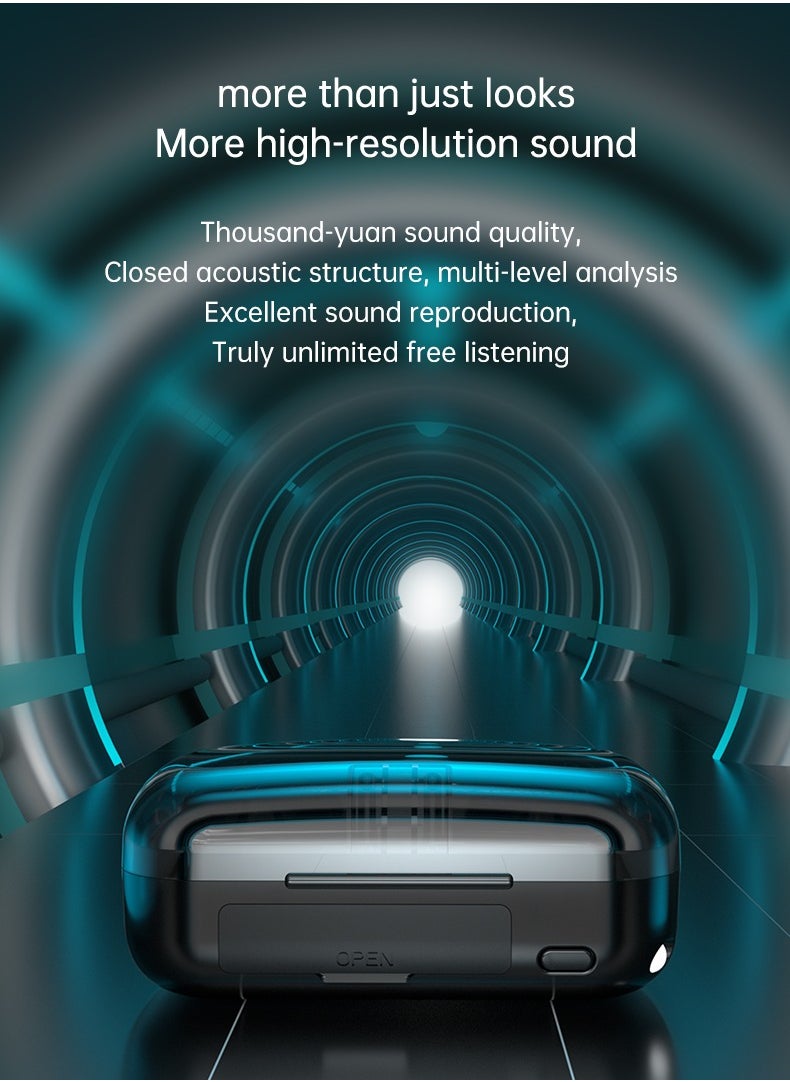 أس أه بي سماعات أذن لاسلكية M30 pro Hifi ستيريو مع جراب شحن مغناطيسي 2000mAh  - Image 3
