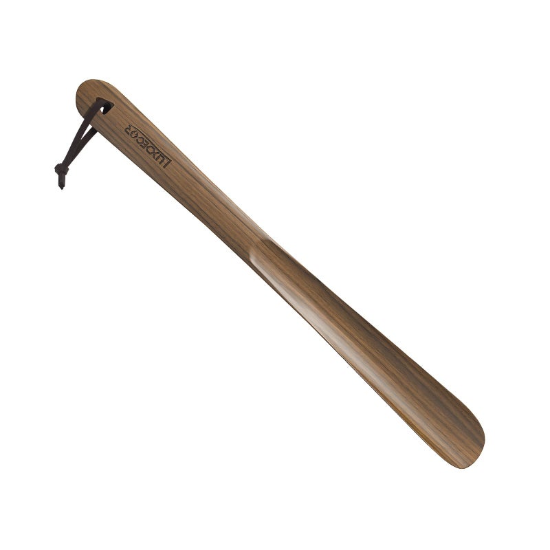 Luxdecor Long Handled Wooden Shoehorns- 15in Wooden Long Handle Shoe Horn for Seinors Men Boot Jack Shoe Helper for Women - Image 1