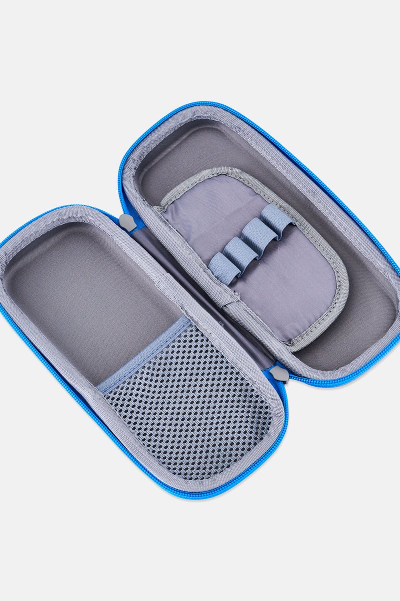 Joe Boxer Kids Girl Graphic Print Pencil Pouch, Dark Grey - Image 3