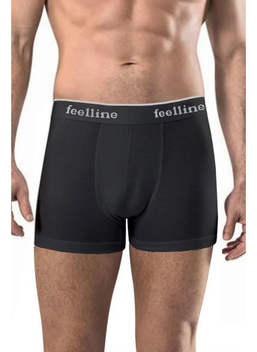 Feelline Men's Grey 6 Piece Lycra Boxer