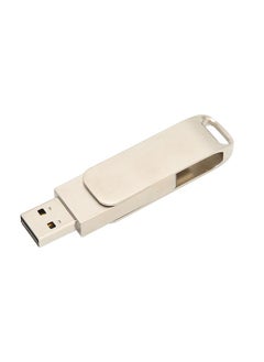 Thoraya Type-C+USB3.0 2-in-1 Metal Rotating USB Flash Drive for Mobile Phones, Computers, Tablets, and Car USB Flash Drives Silver 128GB  - Image 5