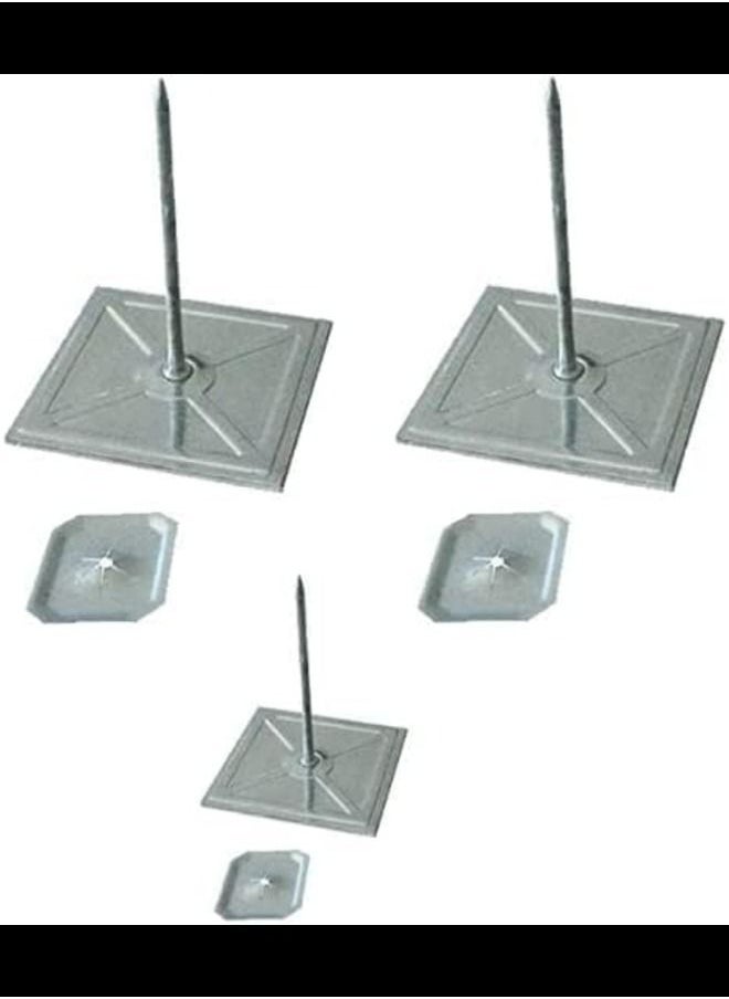 ABBASALI Self-Stuck Up Stick Stuck-up Adhesive Insulation Foam Pin with Lock Washer for Attaching Insulating Materials on Smooth Surfaces  - Image 1