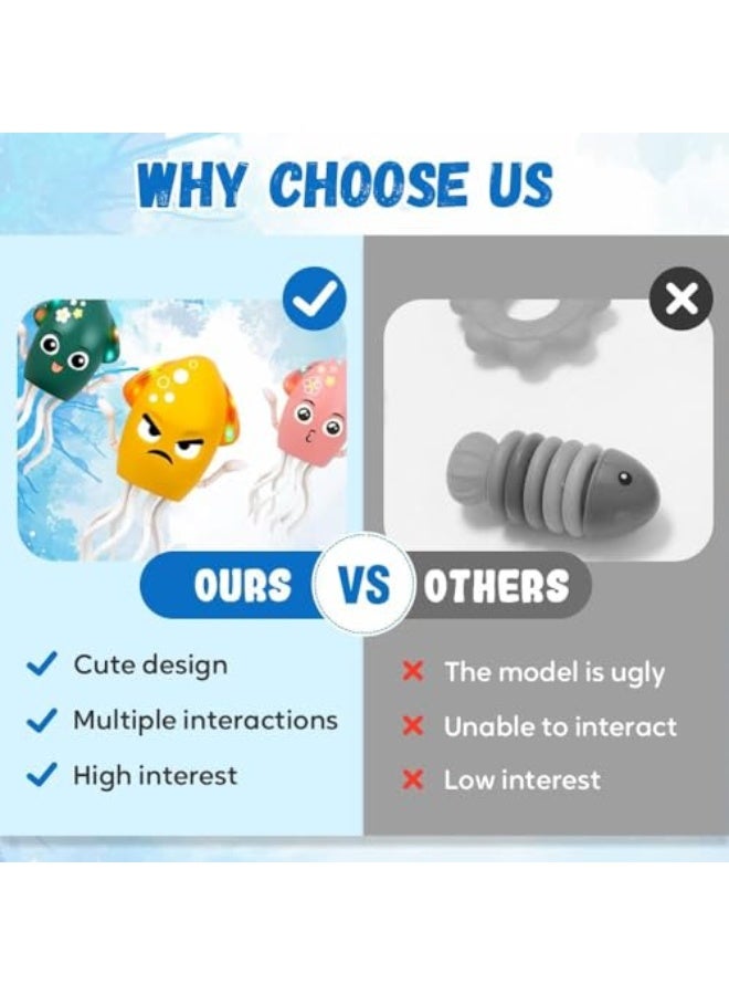 لعبة الأخطبوط الكهربائي الراقص، حبار زاحف مع تجنب العقبات التلقائي وأضواء LED، لعبة موسيقية تفاعلية قابلة لإعادة الشحن عبر USB (وردية) - Image 5