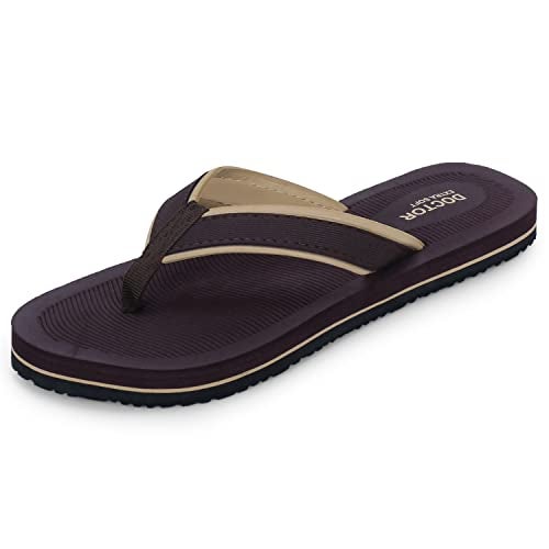 DOCTOR EXTRA SOFT House Slipper for Women's | Pregnancy | Orthopaedic & Diabetic | Indoor Outdoor Sliders Women | MCR chappals | Memory Foam Cushion| Fashionable Slippers for Ladies Daily Use D-04 - Image 1