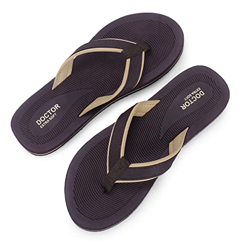 DOCTOR EXTRA SOFT House Slipper for Women's | Pregnancy | Orthopaedic & Diabetic | Indoor Outdoor Sliders Women | MCR chappals | Memory Foam Cushion| Fashionable Slippers for Ladies Daily Use D-04 - Image 5