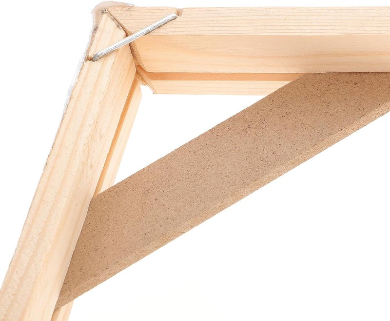 إطار صور خشبي DIY من DOITOOL، مقاس 40x50 سم، مصنوع من خشب متين، حامل للصور متعدد الاستخدامات، مناسب للعرض على الجدران أو على سطح الطاولة - Image 3