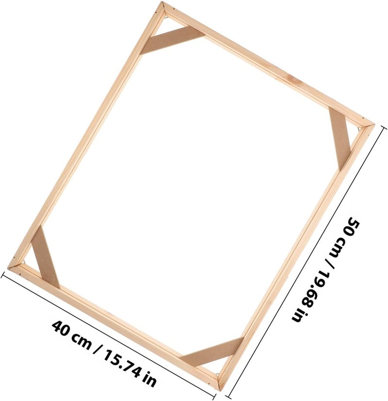 إطار صور خشبي DIY من DOITOOL، مقاس 40x50 سم، مصنوع من خشب متين، حامل للصور متعدد الاستخدامات، مناسب للعرض على الجدران أو على سطح الطاولة - Image 2