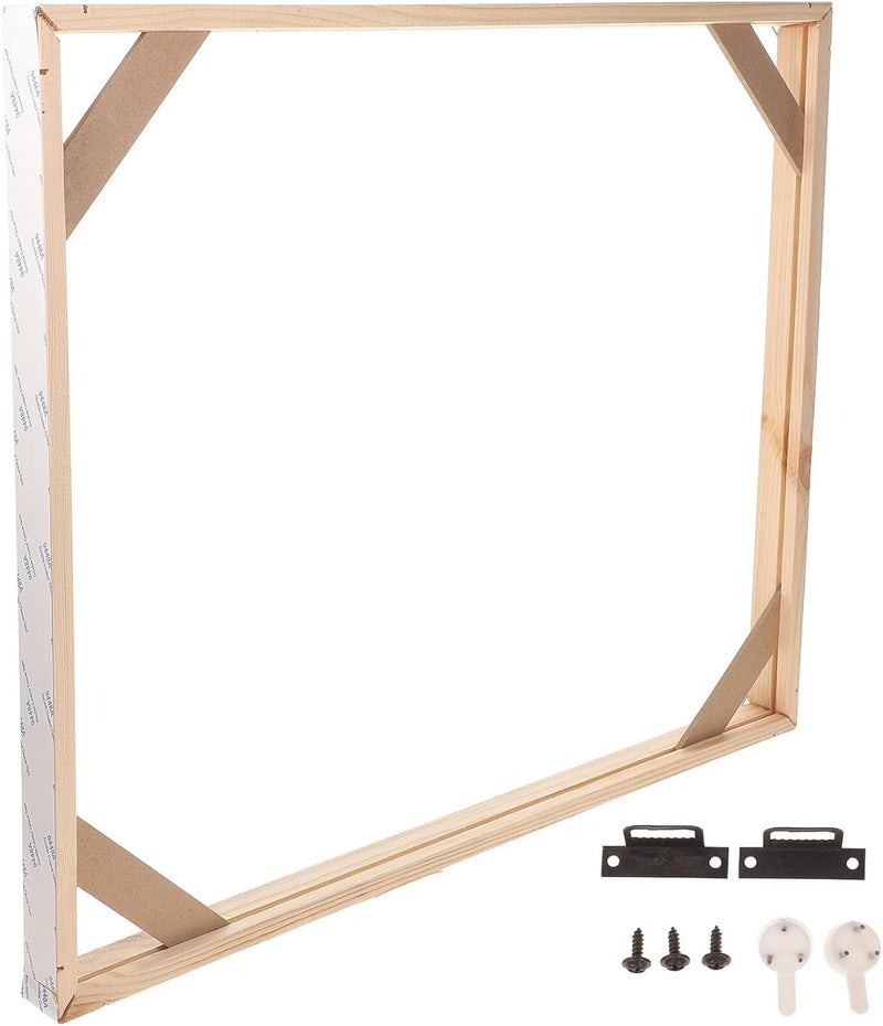 إطار صور خشبي DIY من DOITOOL، مقاس 40x50 سم، مصنوع من خشب متين، حامل للصور متعدد الاستخدامات، مناسب للعرض على الجدران أو على سطح الطاولة - Image 1