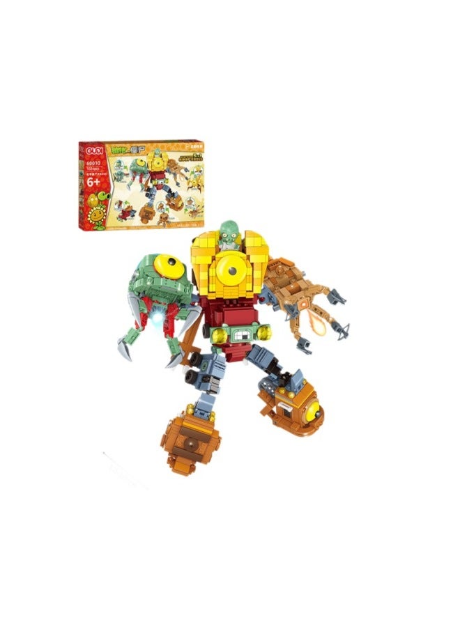 Goody 60001-29 Plant Vs. Zombie Kung Fu World Series Assembled Granular Building Blocks Toy Model - Image 5