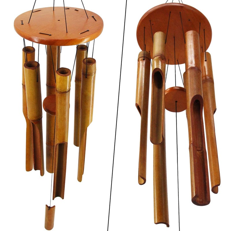 ASTARIN Bamboo Wind Chimes Outdoor,Wooden Wind Chimes for Outside with Melody Deep Tone,38" Classic Zen Garden Windchime for Relaxation, Grace.Home DÃ©cor for Patio, Garden or Indoor(FSC Certified) - Image 5
