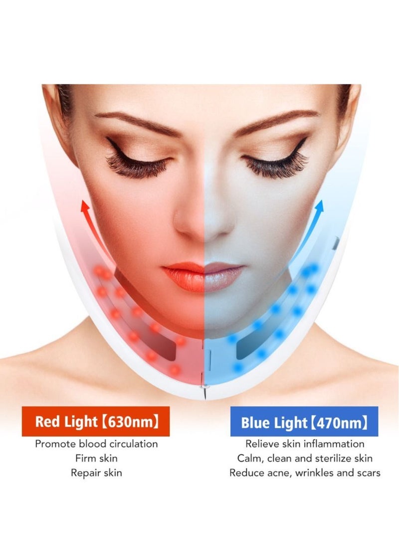 Generic Photon EMS Face Lift Slimming Machine Vibrating Face Massager V Shape Double Chin Lift Cellulite Belt Remover Pain Use Please Rephrase This Title for Pal Product  - Image 3