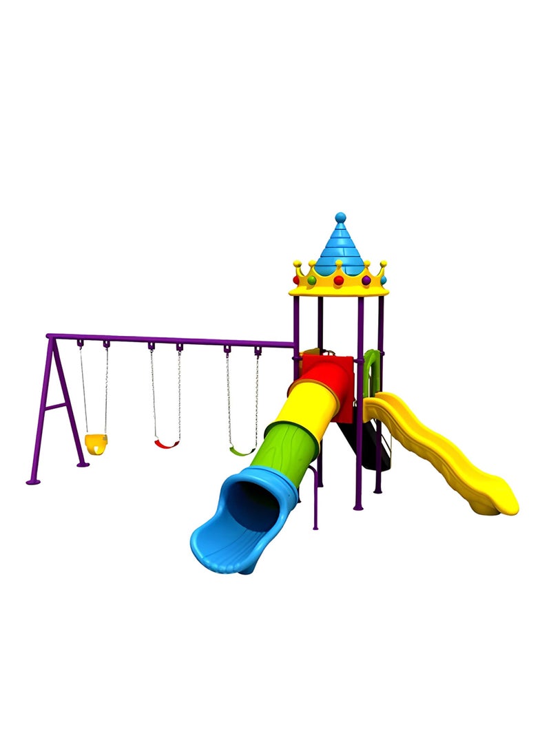 ميتس Myts Outdoor Oasis Kids Backyard Fun Series with Swing & Slide - Image 2