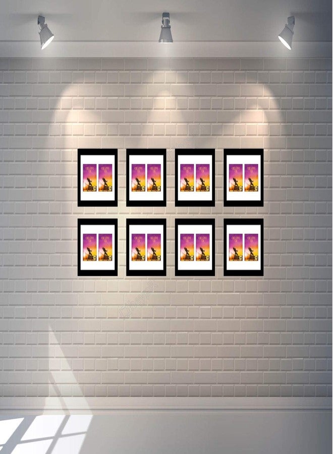 كرييتف بكتشر فريمز إطار صور إبداعي مقاس 8 × 12 بوصة، إطار مزدوج لأغلفة الأقراص المدمجة مع حافة بيضاء، يمكن وضعه على سطح مستوٍ أو تعليقه على الحائط. - Image 4