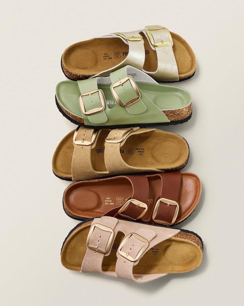 Project Cloud Genuine Leather Flat Sandals for Women 2026 Comfortable Beach Essentials Womens Sandals Memory Foam Vacation Essentials Slides for Women Footwear (Santorini, Rosegold, 6) - Image 3