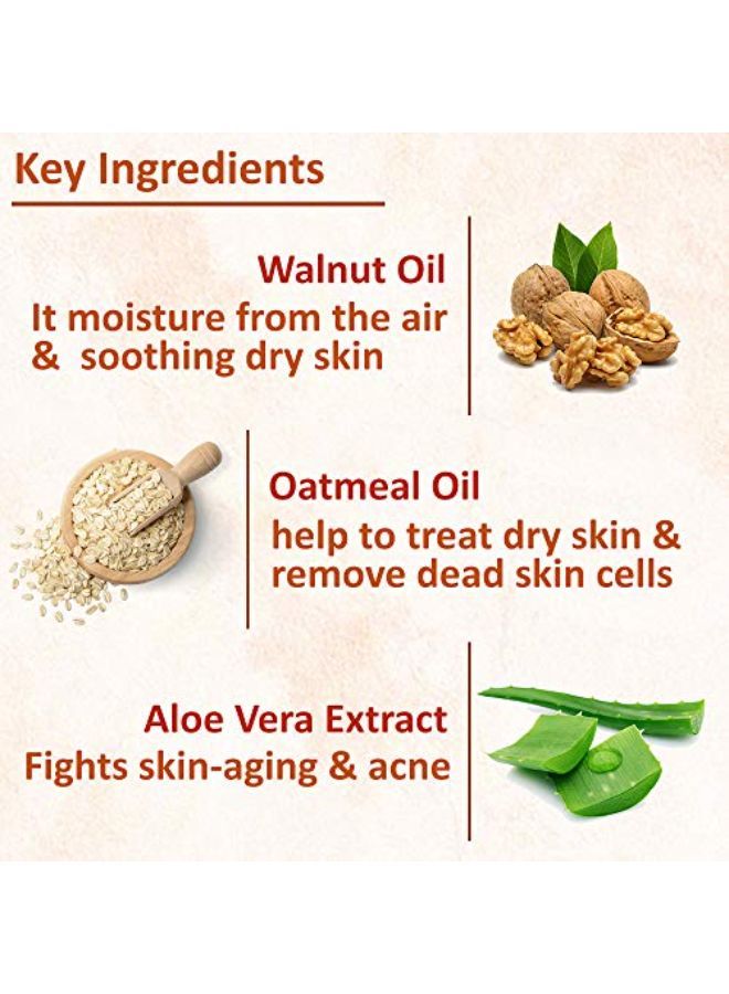 NUTRIGLOW Skin Whitneing Facial Scrub For Bright Smooth Moisturizing Skin| Deep Pore Cleansing Acne Scars Blackheads Tan Removal| All Skin Types| (500 Gm) - Image 4